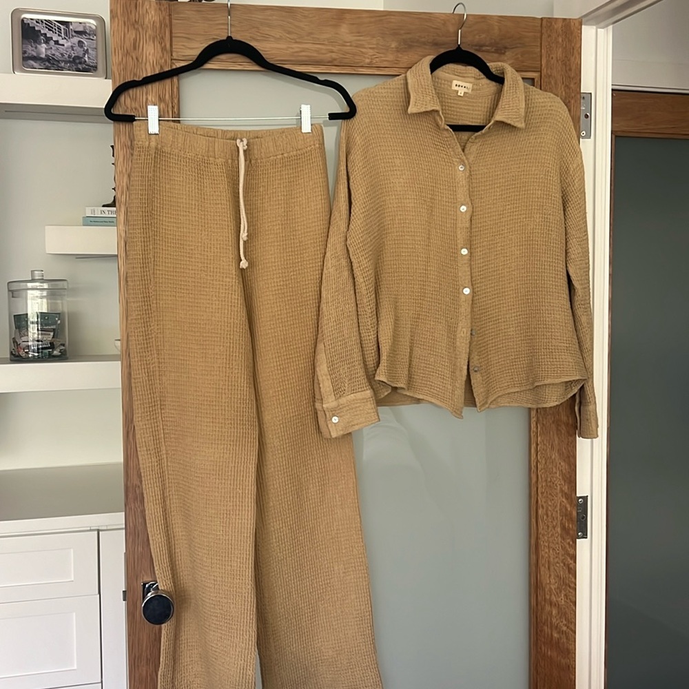 Donni Waffle Knit Set